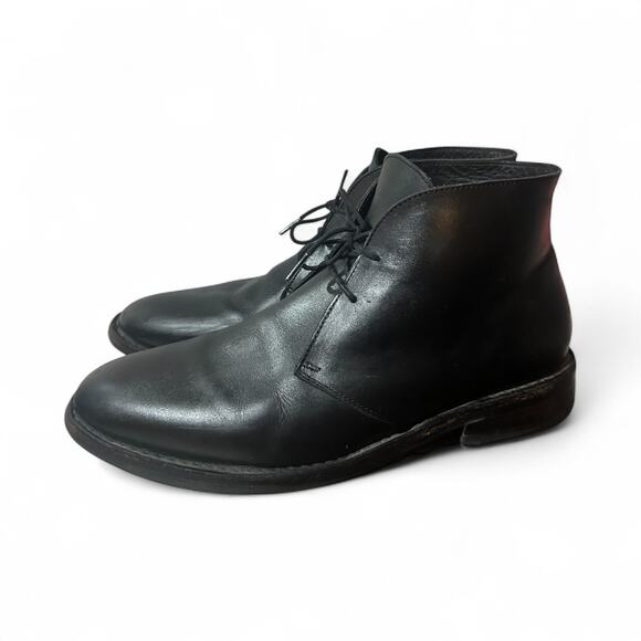 Thursday Boot Company Everyday Scout Chukka Boot Black Leather Size 11.5 Used - Picture 1 of 8